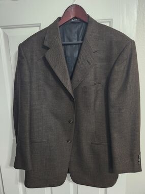 Pierre Cardin Brown Houndstooth Sport Coat
